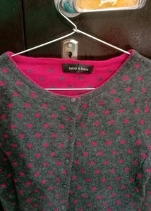 Grey Short Cardigan For Girls Nd Women