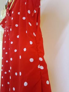 Red Polka Dot Mini Dress