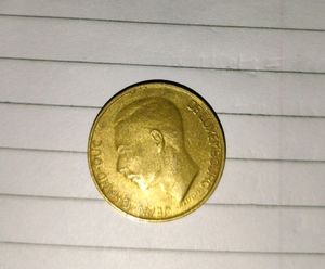Vintage Luxembourg 5 Franc Coin
