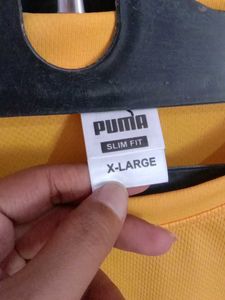 Puma Long Sleeve Shirt - Mustard