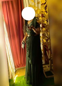 Elegant Dark Green lehenga choli