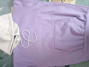 Lavender Colour Hoodie