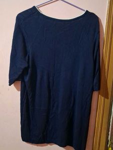 🫧💙Navy Blue Tunic Top