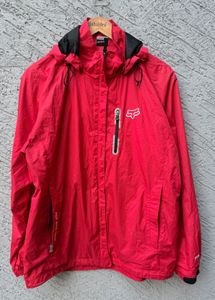 Fox Racing Red Hooded Jacket