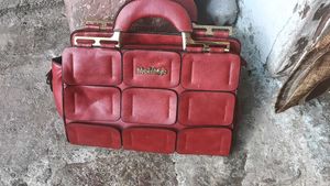 Chic Red Handbag