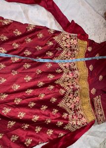 Designer Red Lehenga Choli