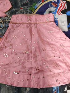 Sparkling Pink Lehenga Choli Set