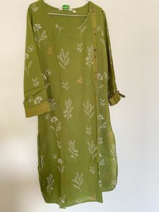 Mehendi Green Kurti