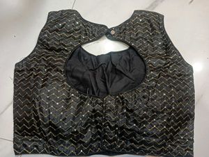 NEW Elegant Black Sequin Blouse