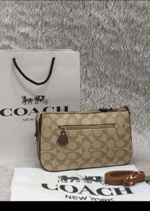Coach Monogram Chain Bag
