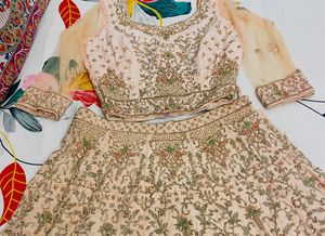 Exquisite dabka Embroidered Lehenga Choli
