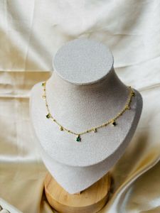 Winnie Green Charms necklace Anti-tarnish