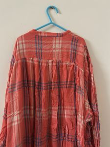Plaid Tunic Top