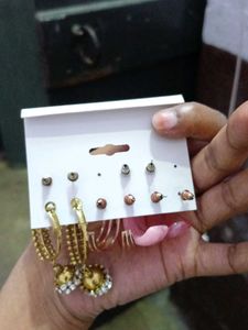 Set of 5 Fashion Earrings