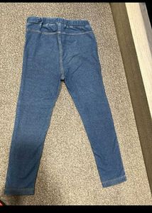 Classic Blue Denim Leggings