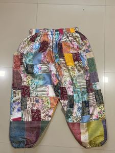 Boho Patchwork Harem Pants