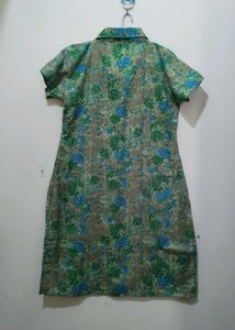 Green Floral print Kurta Pajama Dupatta Set