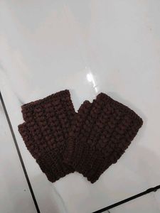 Handmade Crochet fingerless gloves
