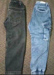 kids Jeans - Grey & Blue Washed