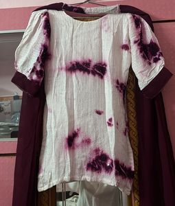 Stylish Tie-Dye Kurta Set