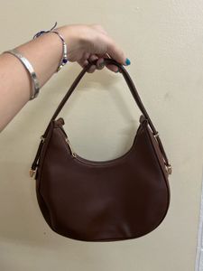 Stylish Brown Hobo Bag