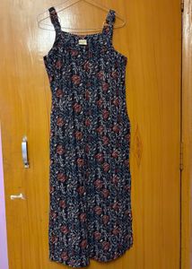 floral print midi kurti