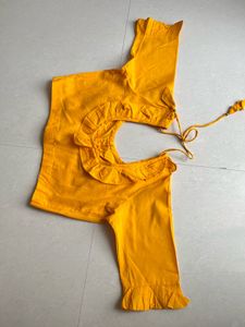 PURE COTTON  Yellow BOHO Blouse
