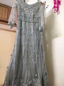Heavy Work Semi Bridal Gown Without Dupatta