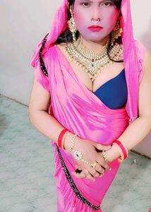 Stunning Pink reddy to wear saree