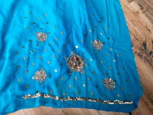 y2k handwork lehanga saree wd blouse pc.