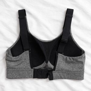 Gray Sports Bra