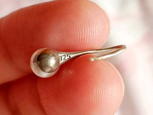 925 sterling silver Pearl Drop Earrings