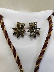 One Designer Set With Earrings