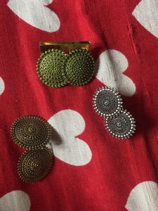 Oxidized Earrings Set
