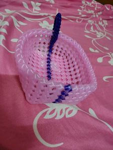 Handmade Plastic Basket