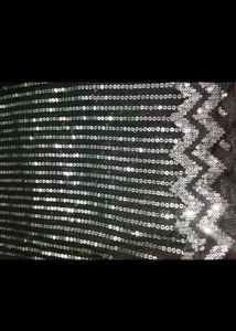 Sparkling Black Sequined Saree