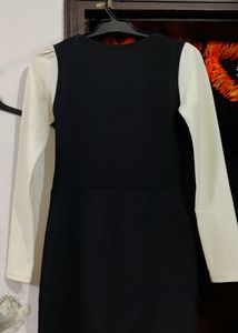 Chic Colorblock Mini Dress