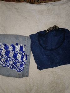 Limited Offer Beautiful Dress With Jeans Combo