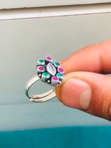 92.5 Pure Silver Ring 💍(wt:-4.650g)