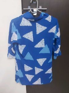Blue Printed Kurta