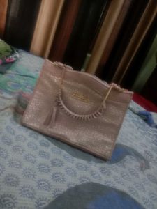 Sparkly Rose Gold Handbag