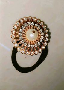 Floral Embellished Hair Scrunchies