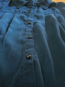 Blue Button-Down Shirt