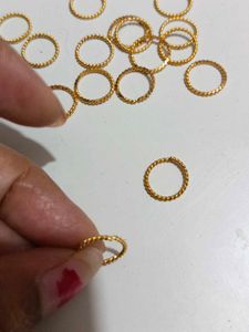 Gold Twisted Nose Rings