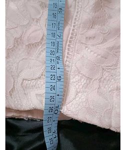 Puff Sleeve Lacey Corset Top(Imported)