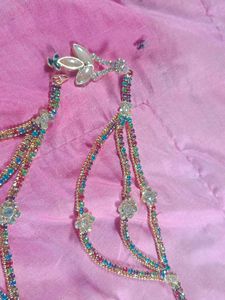Festive Gold Tone Rhinestone Jewelry
