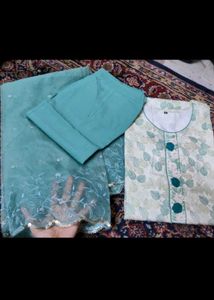 Elegant Floral Print Kurta Set with Dupatta
