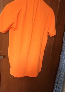 independence day sale Vibrant Orange Polo T-Shirt