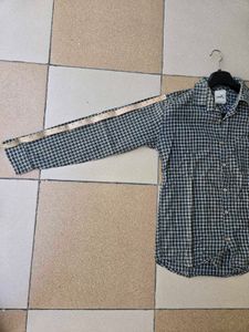 Checked Mahendi colour Casual Shirt