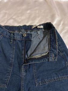 Zudio Blue Denim Cargo Jeans